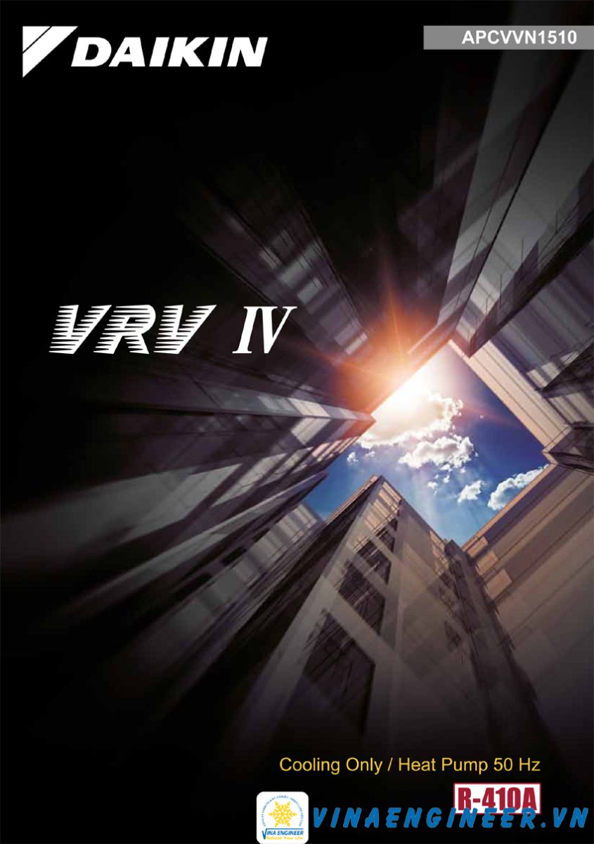 Thông số kỹ thuật điều hòa trung tâm VRV của DAIKIN